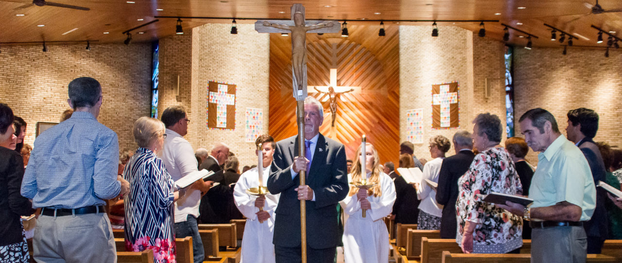 Image: Closing procession at Mass