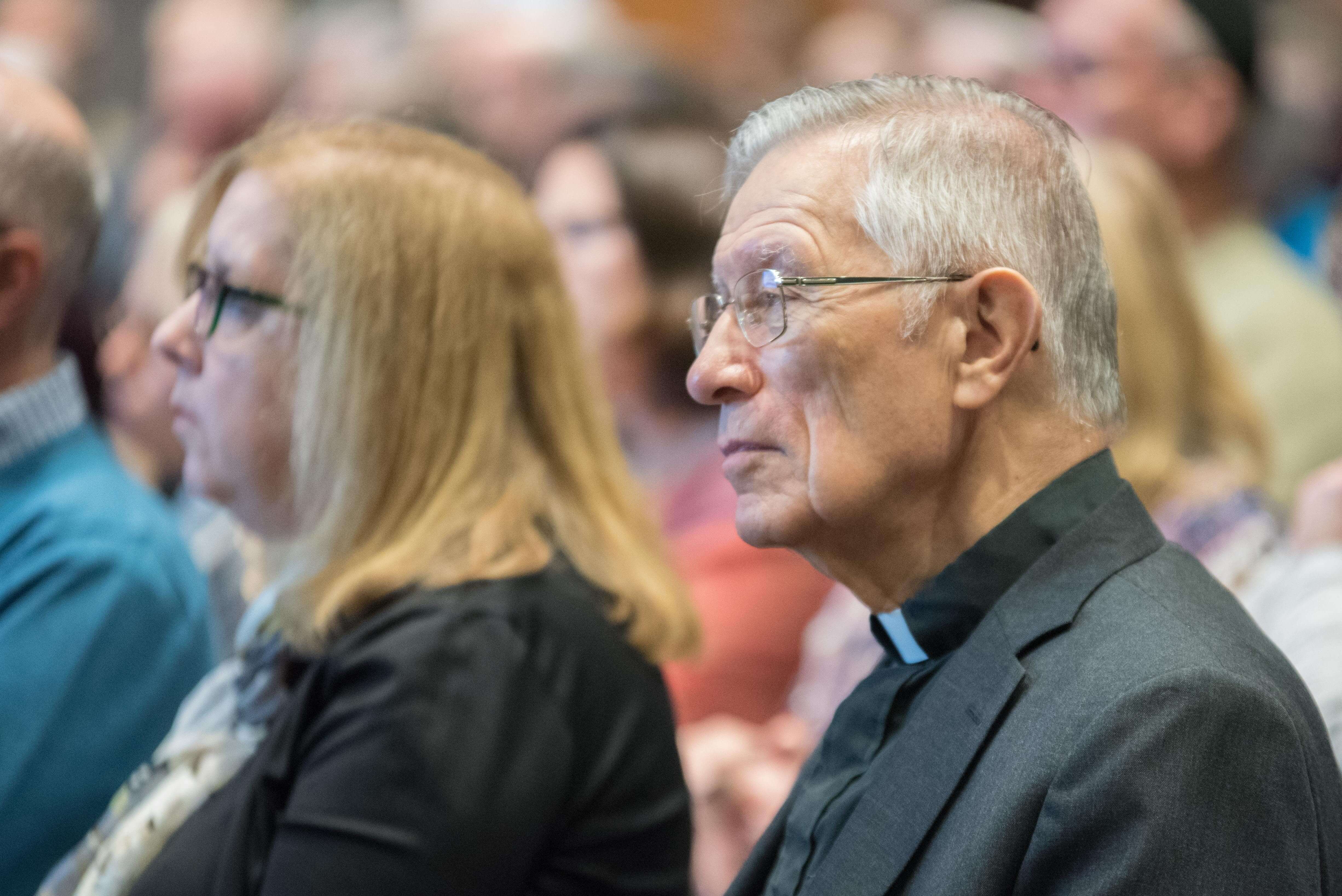 Father Mel Fox, retired priest of the diocese