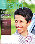 Cover image, Spanish edition of July/August 2019 FAITH GR featuring Sister Triny