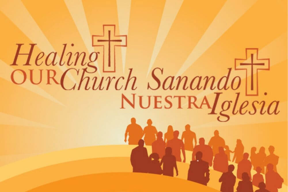 Healing Our Church featured image in English and Spanish
