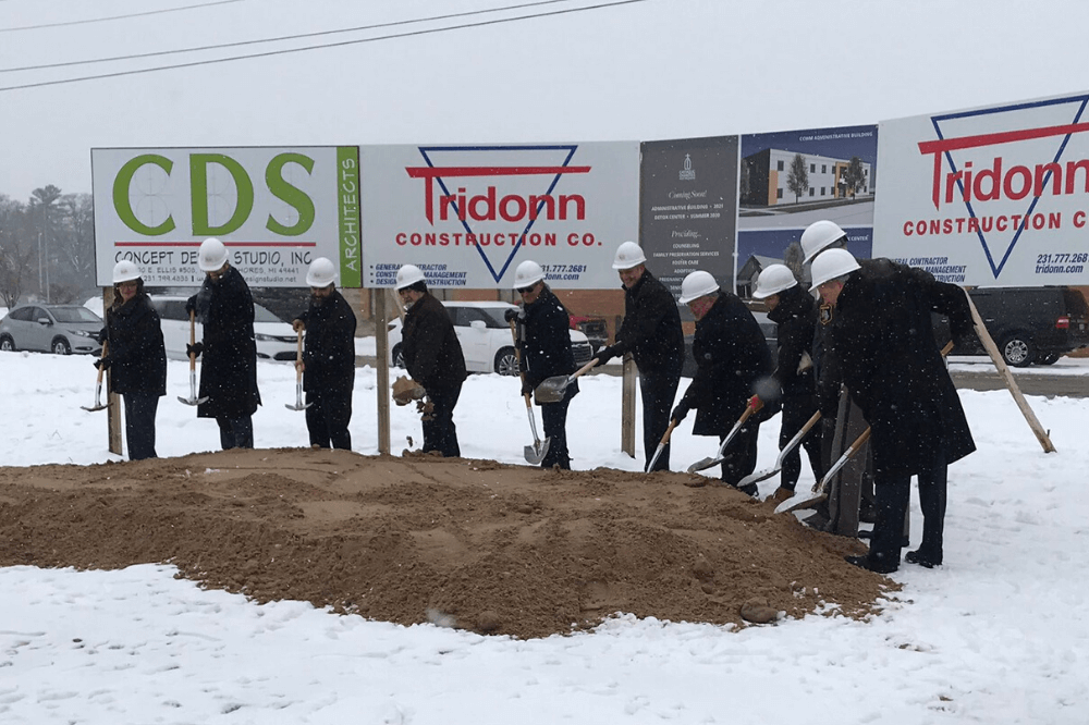 CCWM groundbreaking, Muskegon services and detox center, January 2020