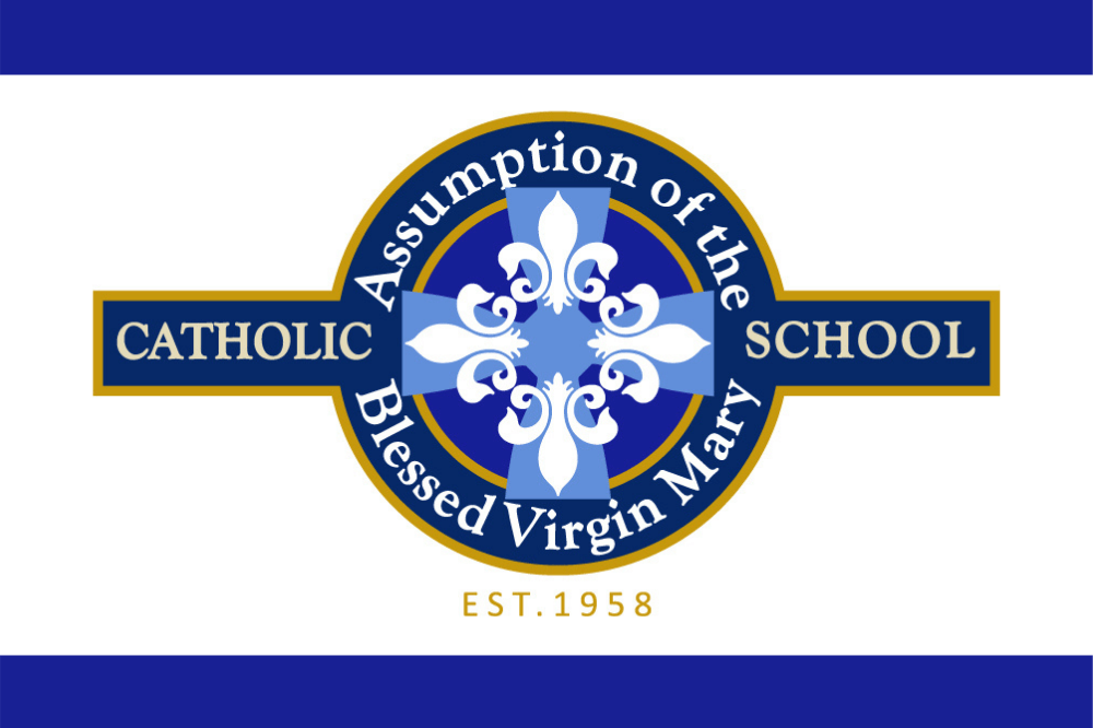 Assumption of the Blessed Virgin Mary School logo