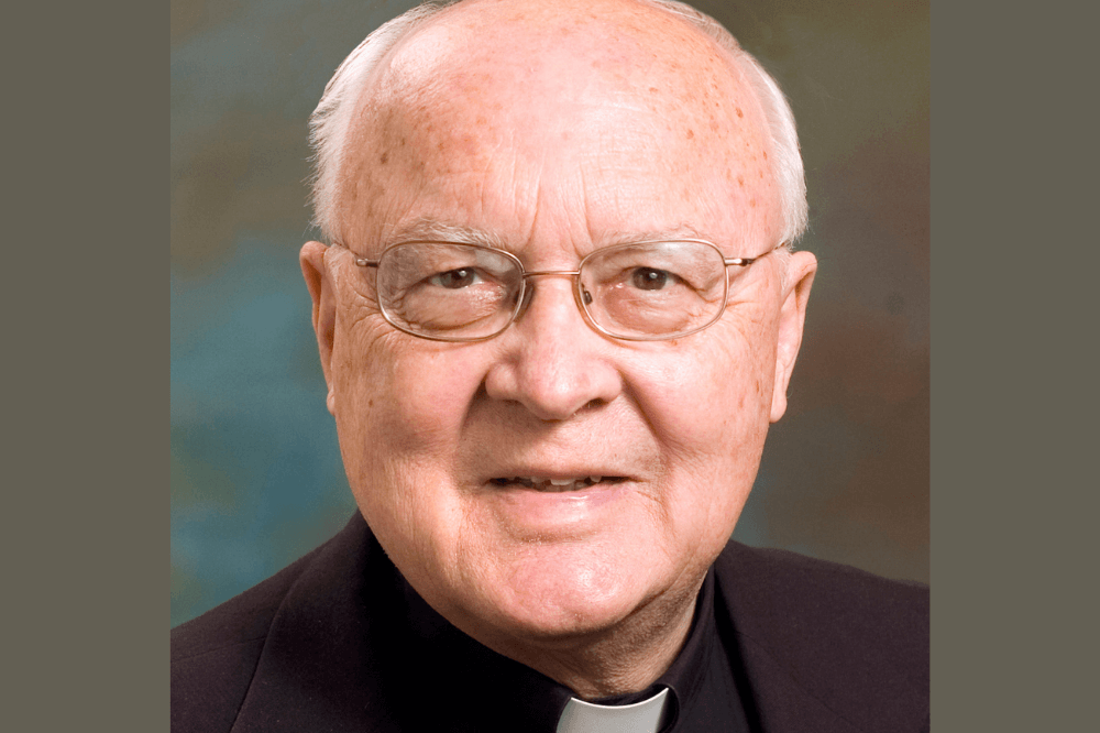 Photo of Monsignor John Porter who died on April 8, 2022