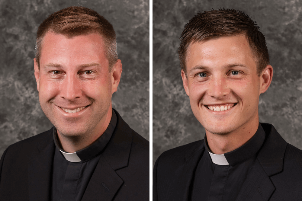 Christopher Epplett and Jacob Zemaitis who are being ordained deacons in 2022
