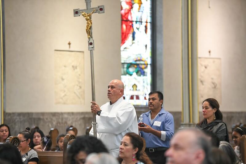Offertory procession during leadership formation graduation mass